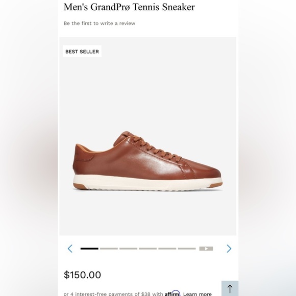 COLE HAAN Men's GrandPrø Tennis Sneaker 9 - Picture 1 of 14